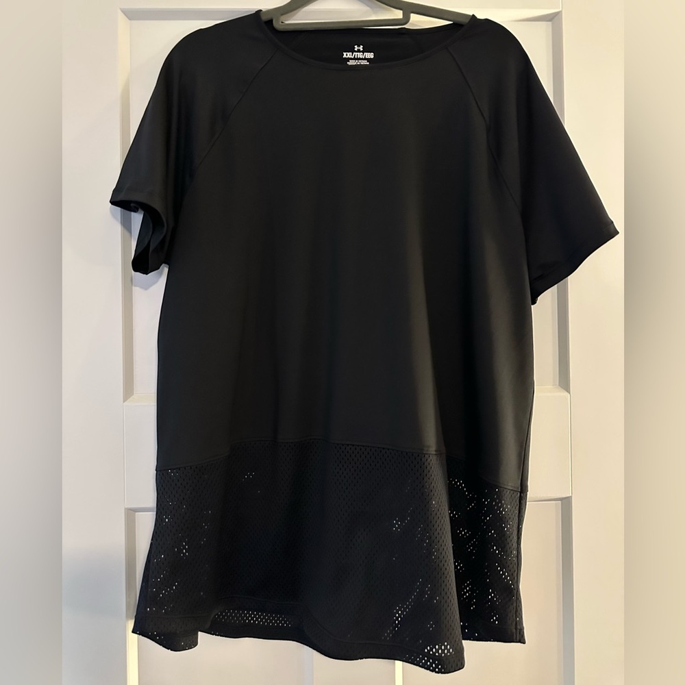 Under Armour Black Boxy Short Sleeve Tee